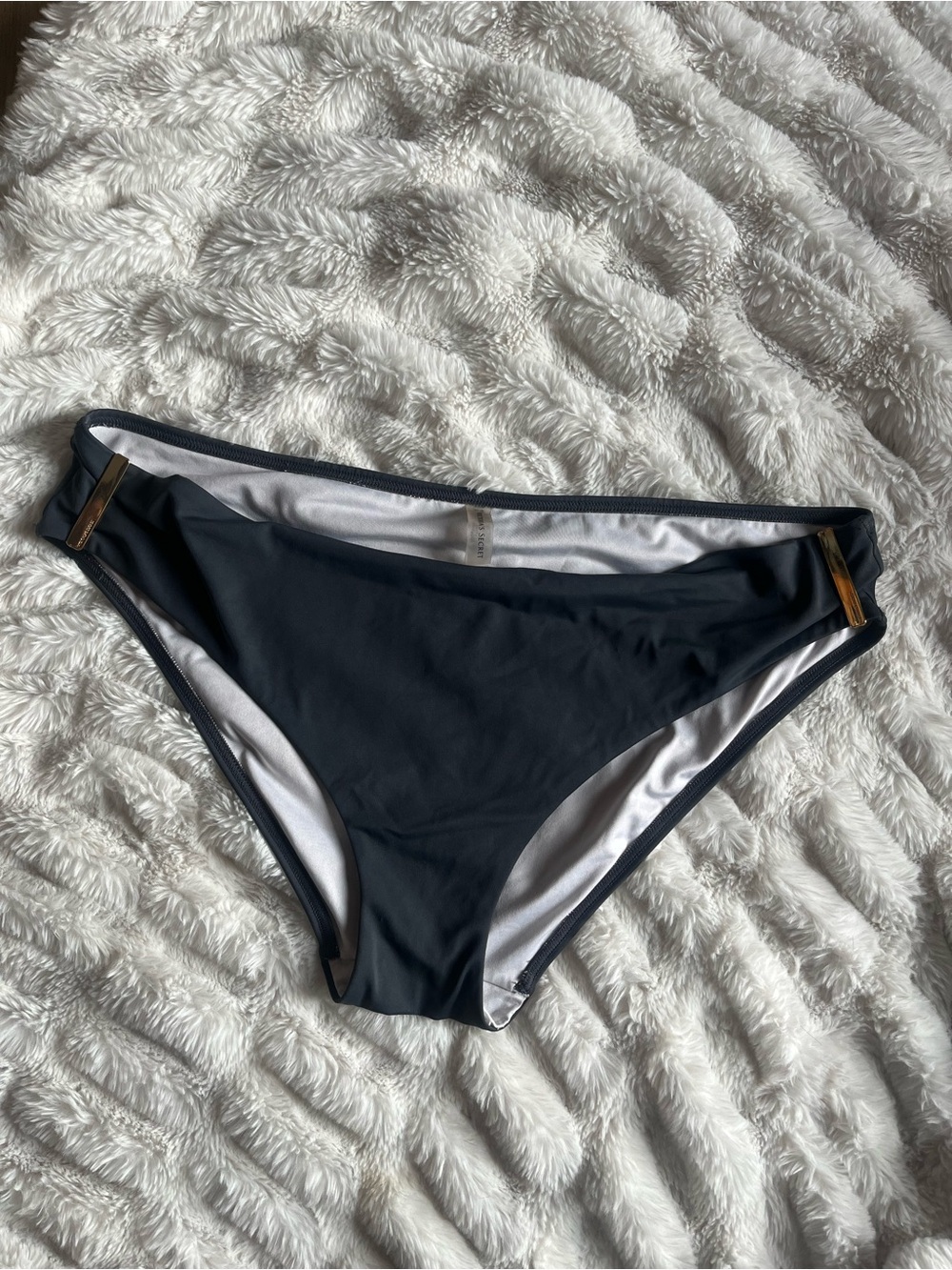 Victoria’s Secret Swim Women's Dark gray Bikini Bottom - Classic Swim Brief